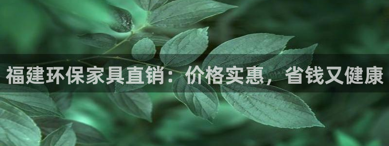 杏耀平台代理注册：福建环保家具直销：价格实惠，省钱又健康